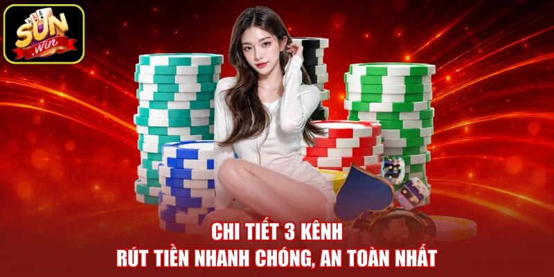 Chi tiết 3 kênh rút tiền nhanh chóng, an toàn nhất