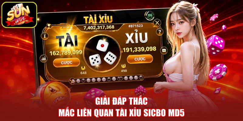 Giải đáp thắc mắc liên quan tài xỉu sicbo MD5